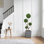 4FT Artificial Boxwood Topiary Tree main lifestyle product image