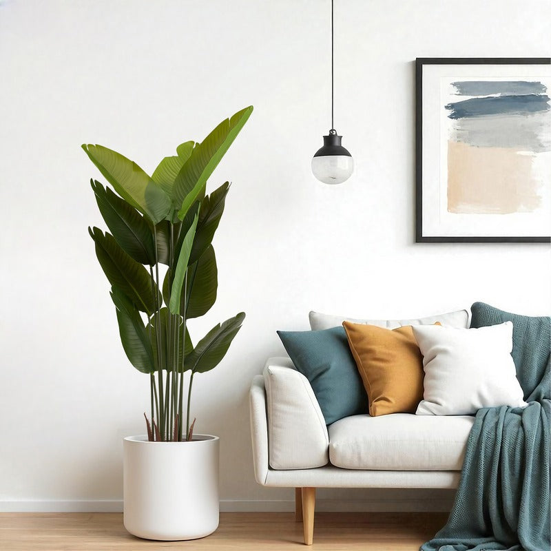 5.2FT Artificial Bird of Paradise Plant Set of 2 main lifestyle product image