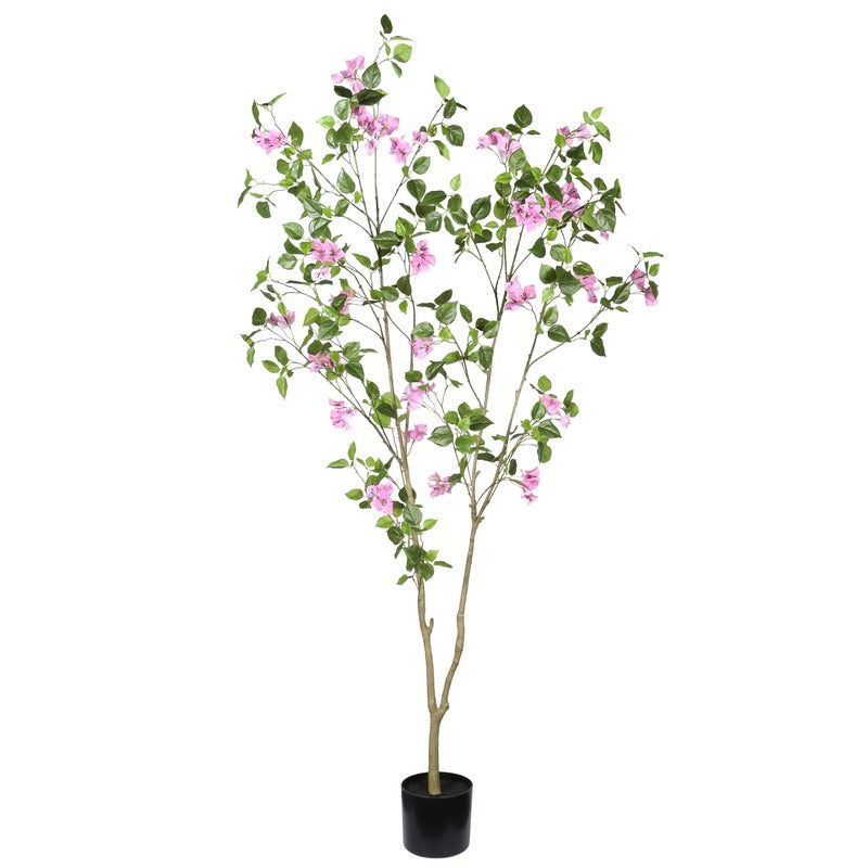 6FT Artificial Bougainvillea Tree realistic faux greenery detail