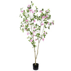 6FT Artificial Bougainvillea Tree realistic faux greenery detail