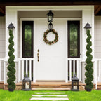 7FT Artificial Spiral Boxwood Topiary Tree home decor styling image