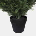 5FT Artificial Cypress Tree faux plant close-up