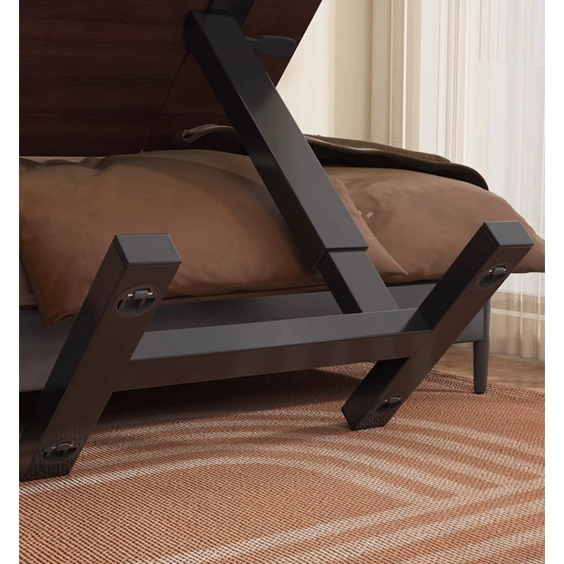 Rolling walnut overbed laptop table with wheels product image 13