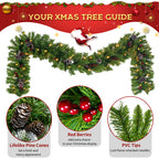 Pre-Lit 4-Piece Christmas Entryway Decorating Set - product image 6