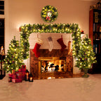 Pre-Lit 4-Piece Christmas Entryway Decorating Set - product image 2