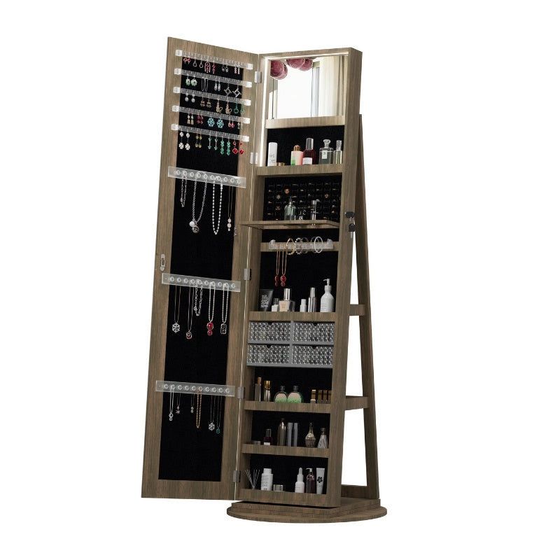 360° Swivel Jewelry Cabinet