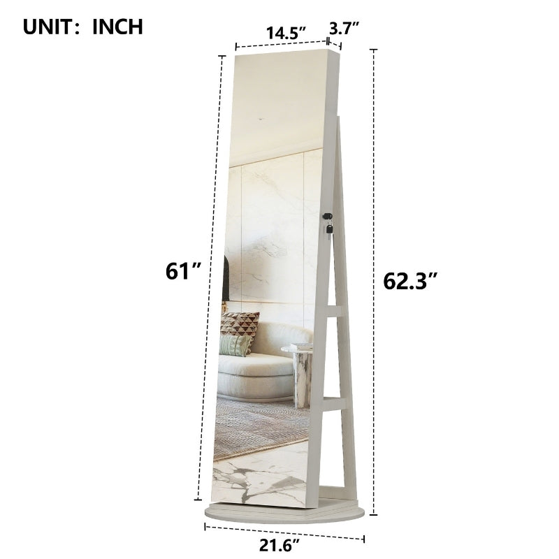 360° Swivel Jewelry Cabinet
