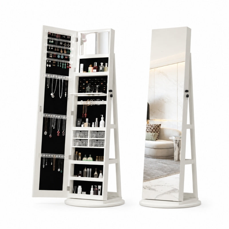360° Swivel Jewelry Cabinet