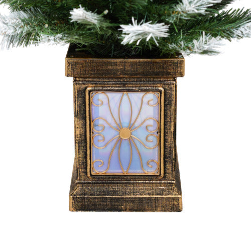 Pre-Lit Christmas Entryway Set with 2 Trees and Wreath - product image 5