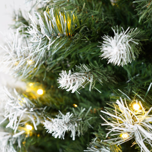 Pre-Lit Christmas Entryway Set with 2 Trees and Wreath - product image 7
