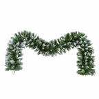 Pre-Lit Christmas Entryway Set with 2 Trees and Wreath - product image 4
