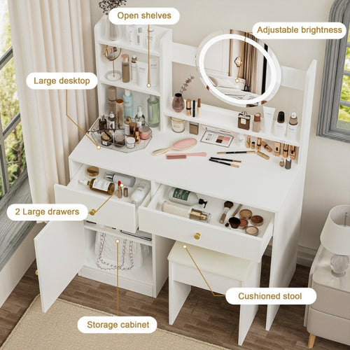 Belleview Lighted Vanity Set