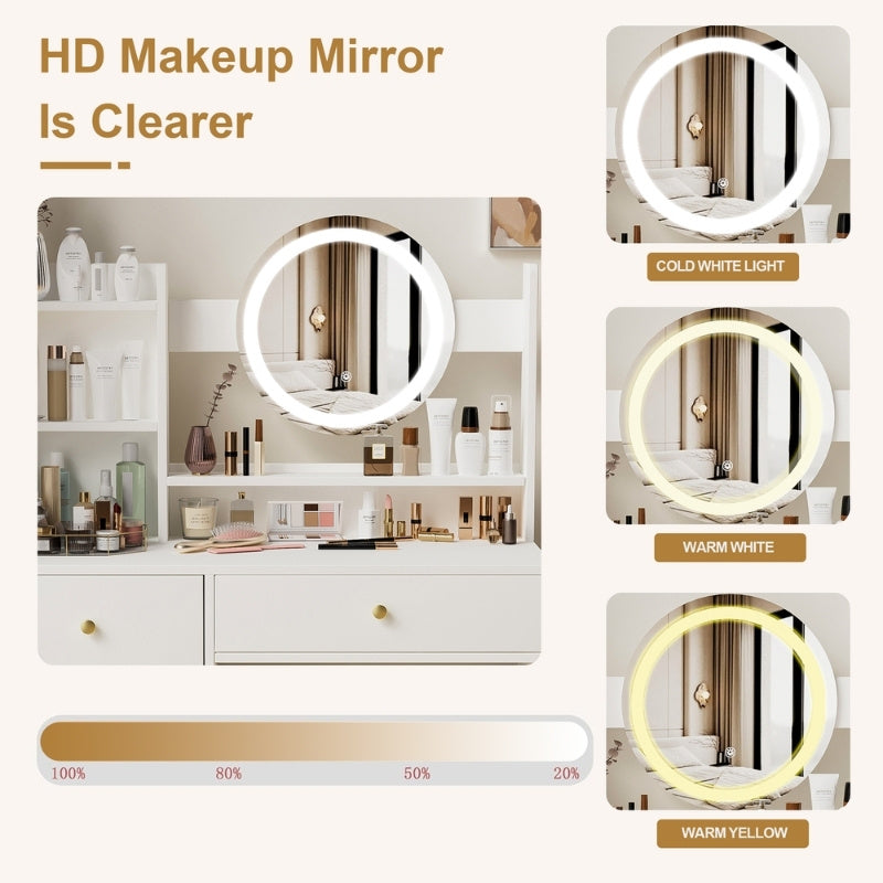 Belleview Lighted Vanity Set