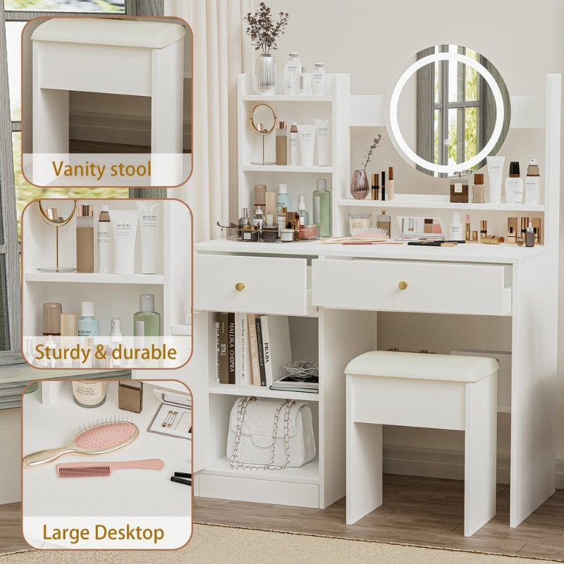 Belleview Lighted Vanity Set