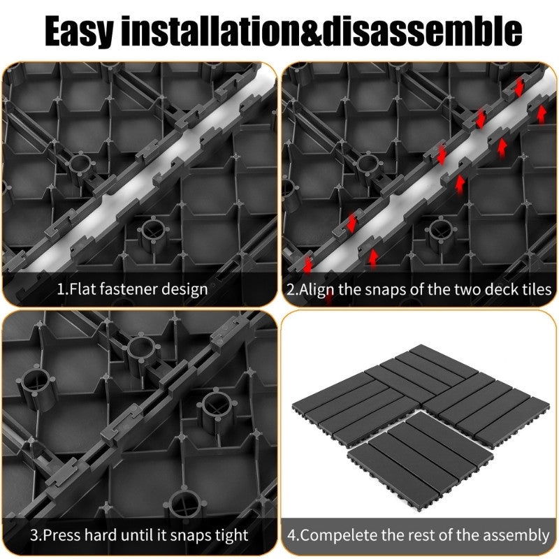 12x12 Interlocking Deck Tiles
