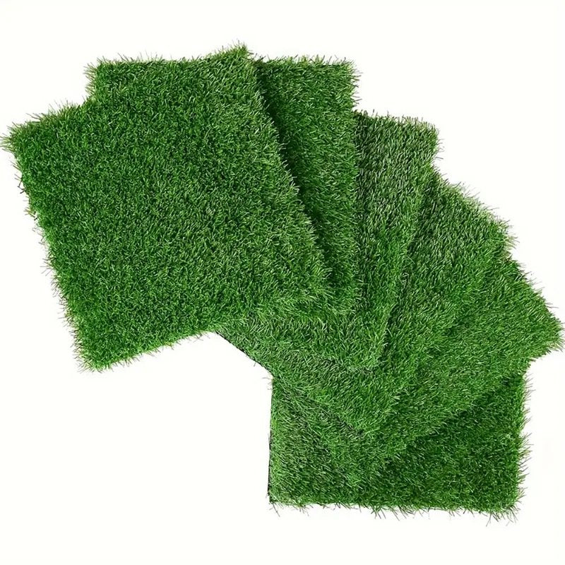 36 Pcs Premium Interlocking Artificial Grass Tiles (11.8" x 11.8" x 0.8")