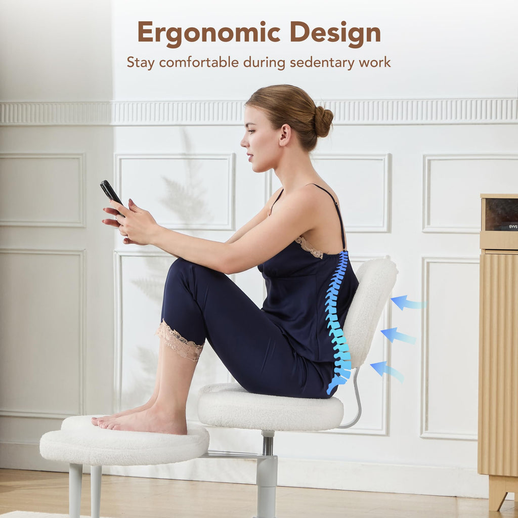 Modernein Ergonomic Cross Legged Swivel Chair