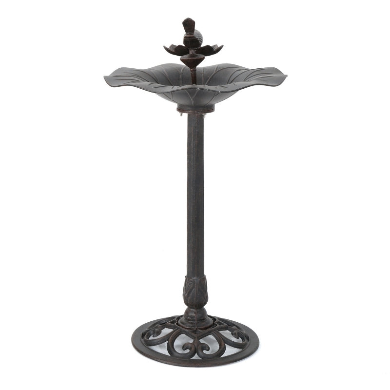 Meadow Song Garden Bird Bath - 34.25”H