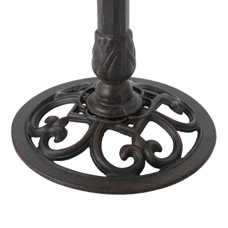 Meadow Song Garden Bird Bath - 34.25”H