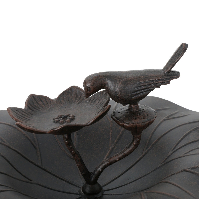 Meadow Song Garden Bird Bath - 34.25”H