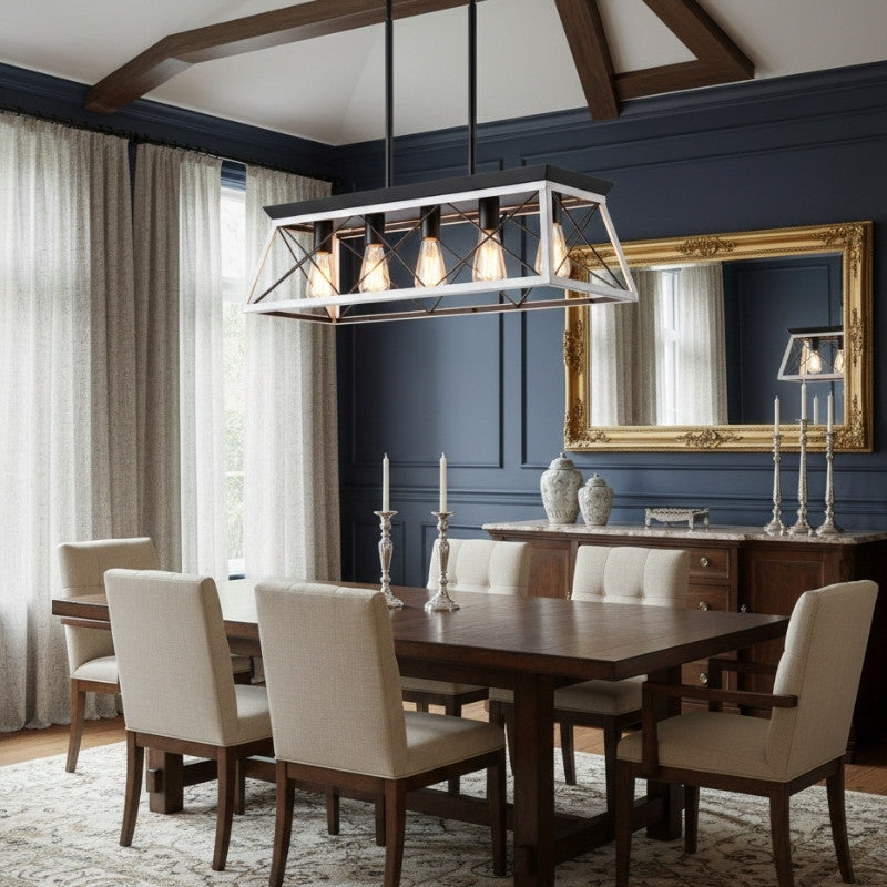 Modern Farmhouse 5-Lights Pendant Lights - 32"