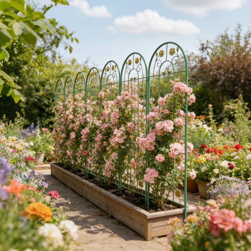 Modernein Willowbrook Daisy Garden Trellis