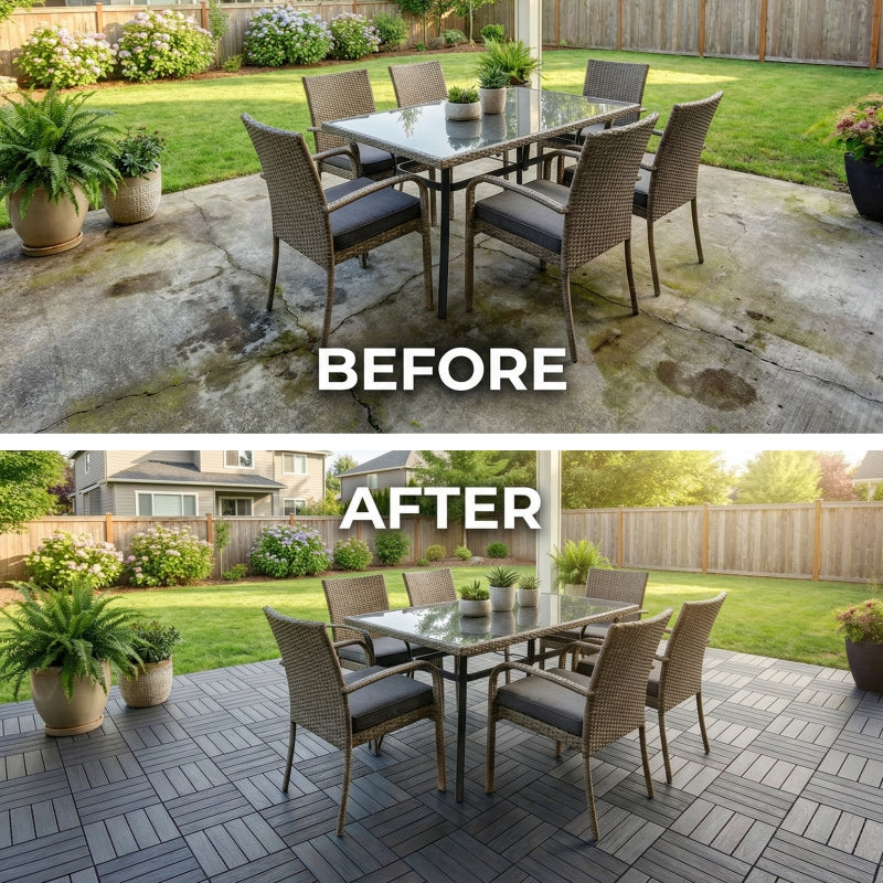 12x12 Interlocking Deck Tiles