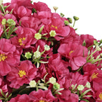 24-Inch Faux Snow Lotus Artificial Flower Plants - Set of 2 - product image 5