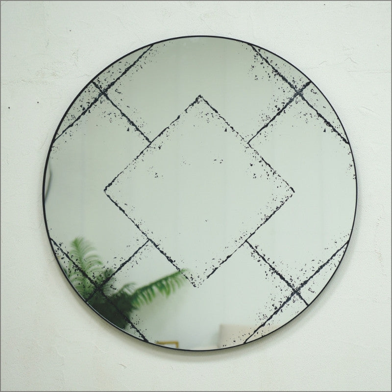 36“x36" Round Wall-Mounted Mirror
