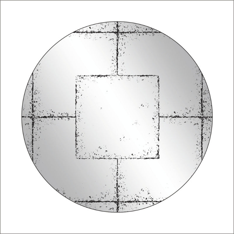 36“x36" Round Wall-Mounted Mirror