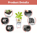 30-Inch Self-Watering Tall Planter - White - image 6