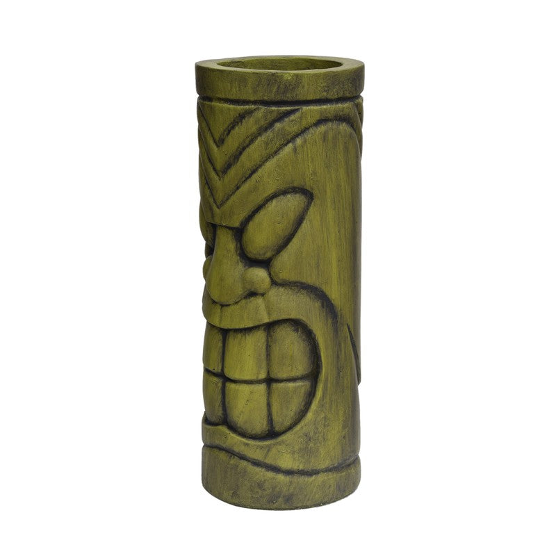 Antique Green Face Urn Planter - image 7