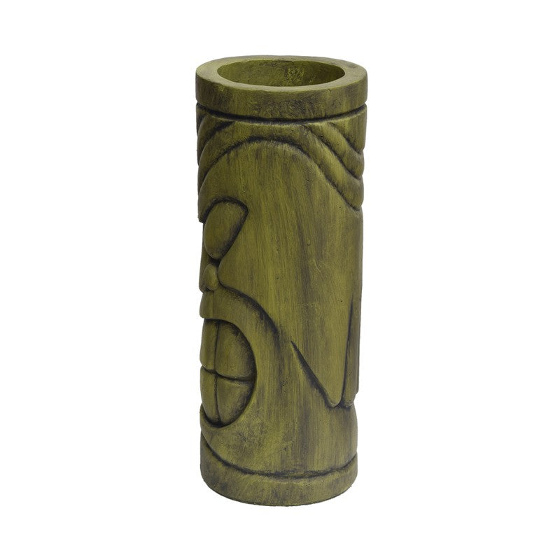 Antique Green Face Urn Planter - image 8