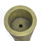 Antique Green Face Urn Planter - image 10
