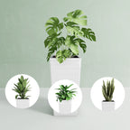 30-Inch Self-Watering Tall Planter - White - image 10