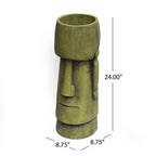 Antique Green Glacier Urn Planter - image 5