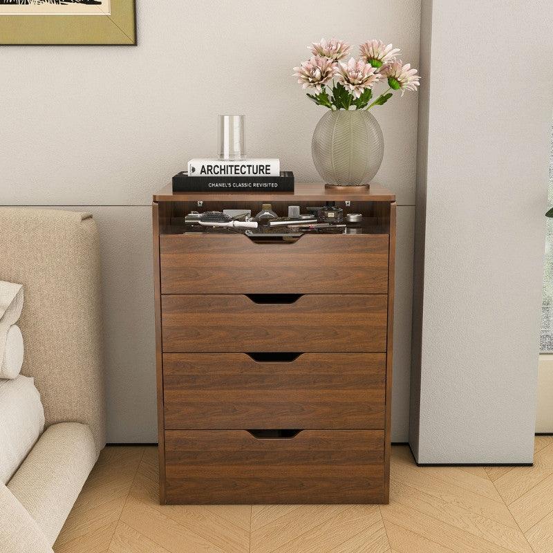 3-in-1 Vanity Desk with Lighted Mirror & Stool
